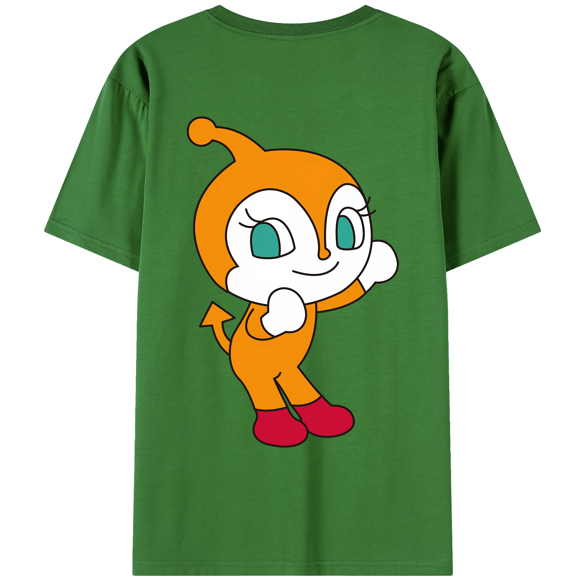 （画像用） アンパンマン Anpanman レディース半袖Tシャツ(バックプリント)